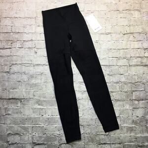 NEW Lululemon Sheer Will Camo Leggings in Black Camo